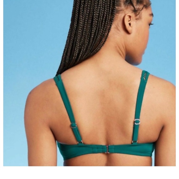 NWT SHADE & SHORE 2 pc. Bikini top & bottoms in Deep Teal - Size XL - Picture 10 of 16